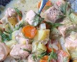 Une image de l'étape 3 de Soupe crémeuse au saumon.