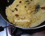A picture of step 4 of Semolina (Sooji) Halwa.