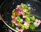 A picture of step 7 of Manchurian idli 65.