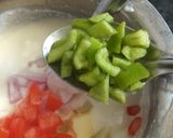 A picture of step 2 of Veggie Chaat Canapès.