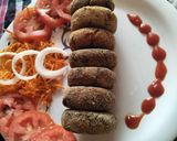 A picture of step 8 of Vej cutlet.