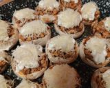 Töltött gombafejek recept fázis 4 fotója