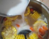 Foto langkah ke 4 dari resep Bobor bayam, jagung manis.