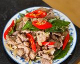 Hình bước làm 5 của món Nai xào sả ớt