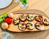 Pas rețetă Mini Pizza din vinete Low carb 7 fotografie