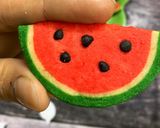 Hình bước làm 8 của món Bánh quy dưa hấu tết thêm may mắn