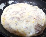 Foto del paso 3 de la receta Espaguetis con salsa blanca y champiñones