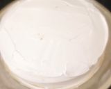 A picture of step 6 of Tricolour- Independence Day special cake.