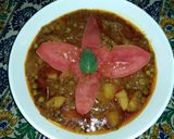 A picture of step 12 of Aloo mater salan😋.