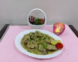 A picture of step 7 of Chicken afgani.