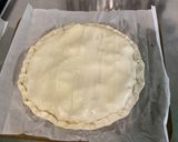 Une image de l'étape 11 de Tourte au porc, petits pois, crème et feta.