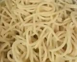 A picture of step 4 of Chicken Mushroom Carbonara.