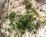 A picture of step 2 of Raw Banana Raita.