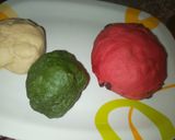 A picture of step 3 of Watermelon bread.