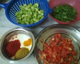 A picture of step 1 of Tar kakdi ki sabji 😋😋.