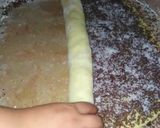A picture of step 3 of Chocolate pawri (donut bread).