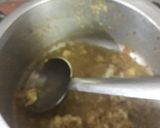 A picture of step 3 of Mater Paneer.