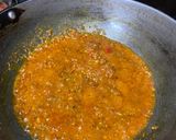A picture of step 1 of Chole kulche.