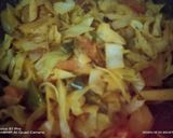 A picture of step 3 of Cabbage mix veg.