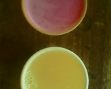A picture of step 2 of Date juice an ginger juice.
