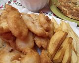 Foto del paso 8 de la receta: Lenguado, merluza y pejerrey...fish & chips...o algo así