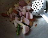 A picture of step 3 of Paneer Pasanda.