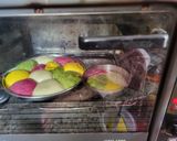A picture of step 17 of Holi Special Natural Coloured Mini Buns.