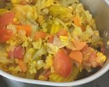 A picture of step 6 of Drumstick vegetable soup.