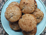 Cupcakes integrales de manzana y canela