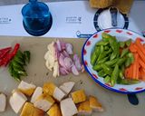 Foto langkah ke 1 dari resep Tumis tahu kacang buncis.