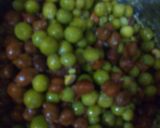 A picture of step 4 of Peas and chane rings.