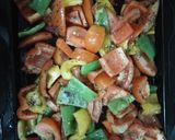 A picture of step 1 of Roasted Vegetables Soup.