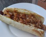 Foto del paso 6 de la receta: Perritos🧀calientes🍍a mi estilo🥯🌭