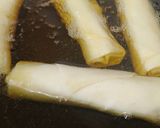A picture of step 8 of Chipotle veggies roll.