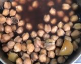 A picture of step 1 of Chole soup.