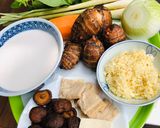 Hình bước làm 1 của món Cari chay