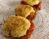 Foto del paso 11 de la receta: Rollitos de berenjena rellenos de boloñesa y gratinados con bechamel