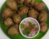 A picture of step 8 of Black gram vada.