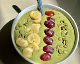 Hình bước làm 3 của món Green Smoothie (sinh tố xanh)