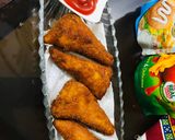 A picture of step 9 of Chicken Bread Cone.