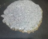 A picture of step 3 of Kuttu atta ka cheela.
