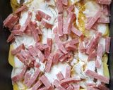 Une image de l'étape 3 de Gratin de pomme de terre crémeux au bacon.