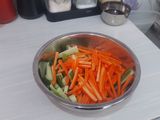 Acar bumbu kuning timun dan wortel