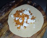 A picture of step 1 of White butter peanut paratha.