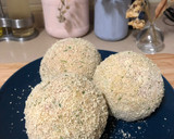 Foto del paso 4 de la receta: Bolas gigantes con base de espinacas