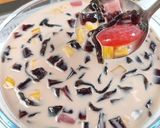 Foto langkah ke 4 dari resep Es Buah Jelly Kurma.