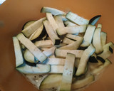 Foto del paso 1 de la receta: Berenjenas con cerveza