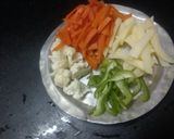 A picture of step 1 of Mix veg Stir fry.