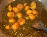 A picture of step 9 of Hariyali Aloo / Dhaniya Aloo.