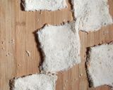 A picture of step 3 of Pinwheel sandwich.